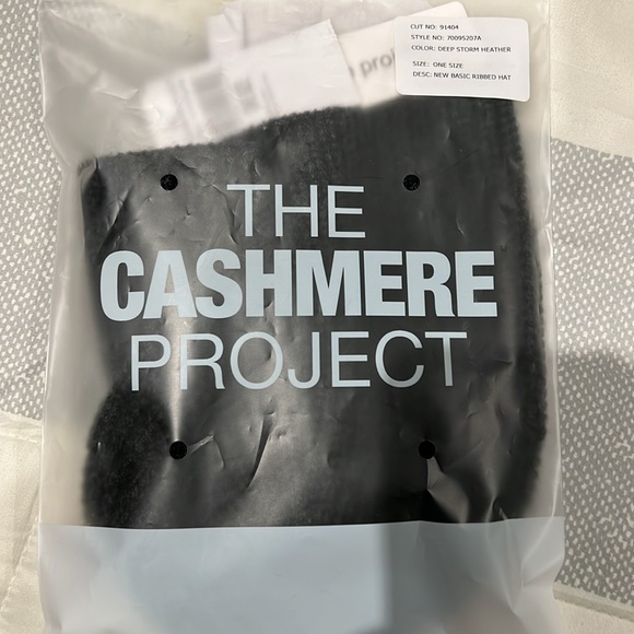 The Cashmere Project Basically Ribbed Hat - Picture 2 of 4